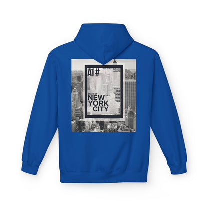 Happy Vibes Unisex Fleece Hoodie - Smiley Face Design