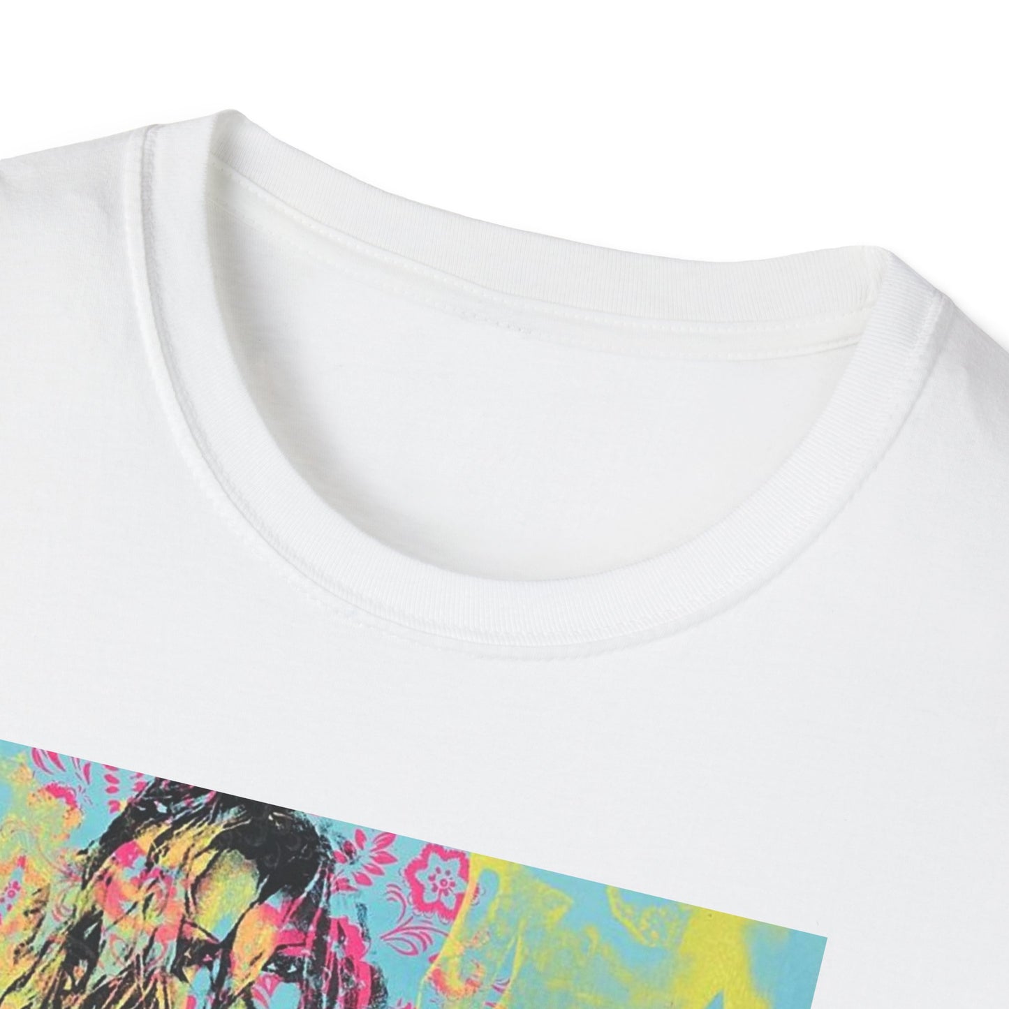 Artistic Unisex Softstyle T-Shirt - Vibrant Graphic Design for Creative Souls