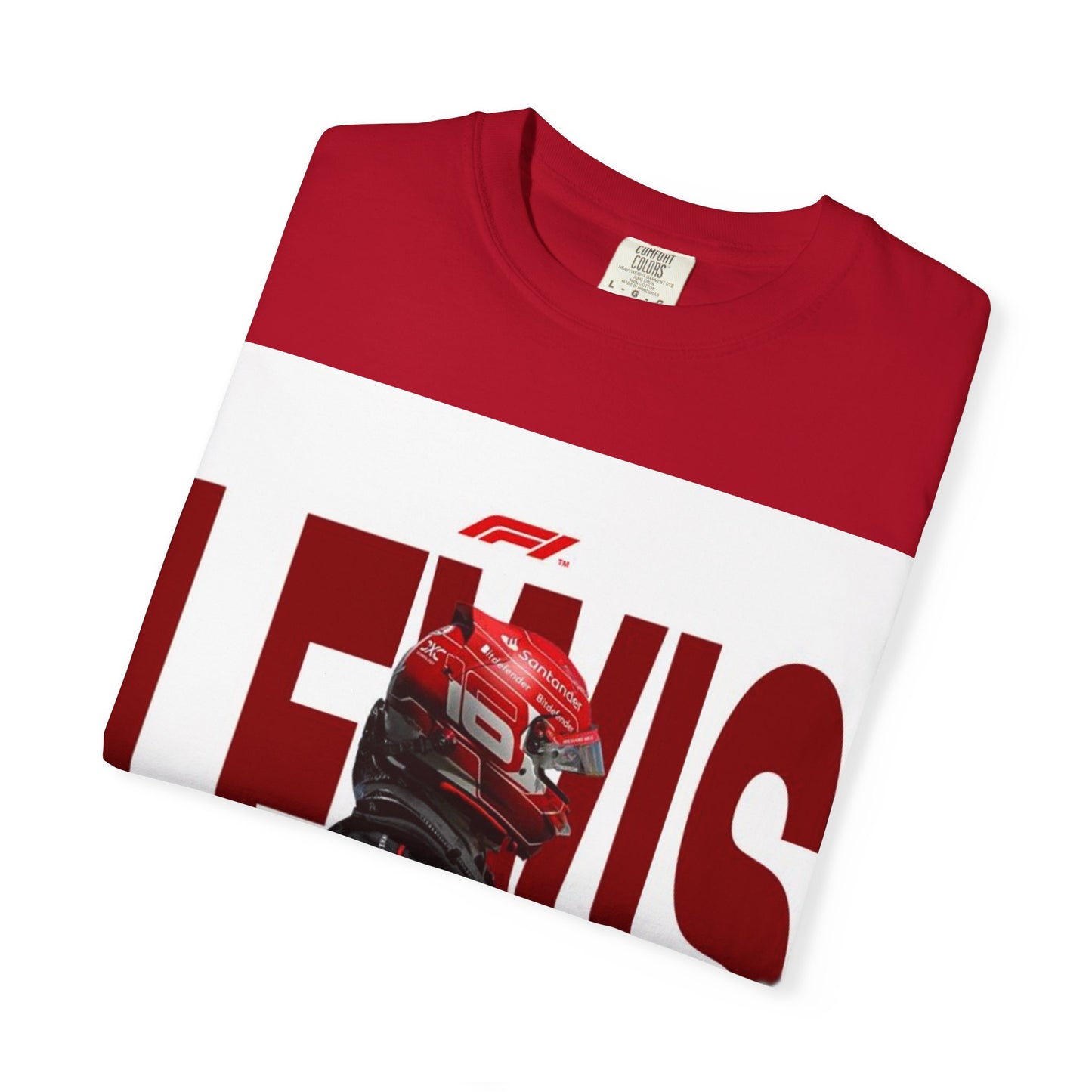 Lewis Hamilton F1 Unisex Garment-Dyed T-Shirt - Perfect for Racing Fans