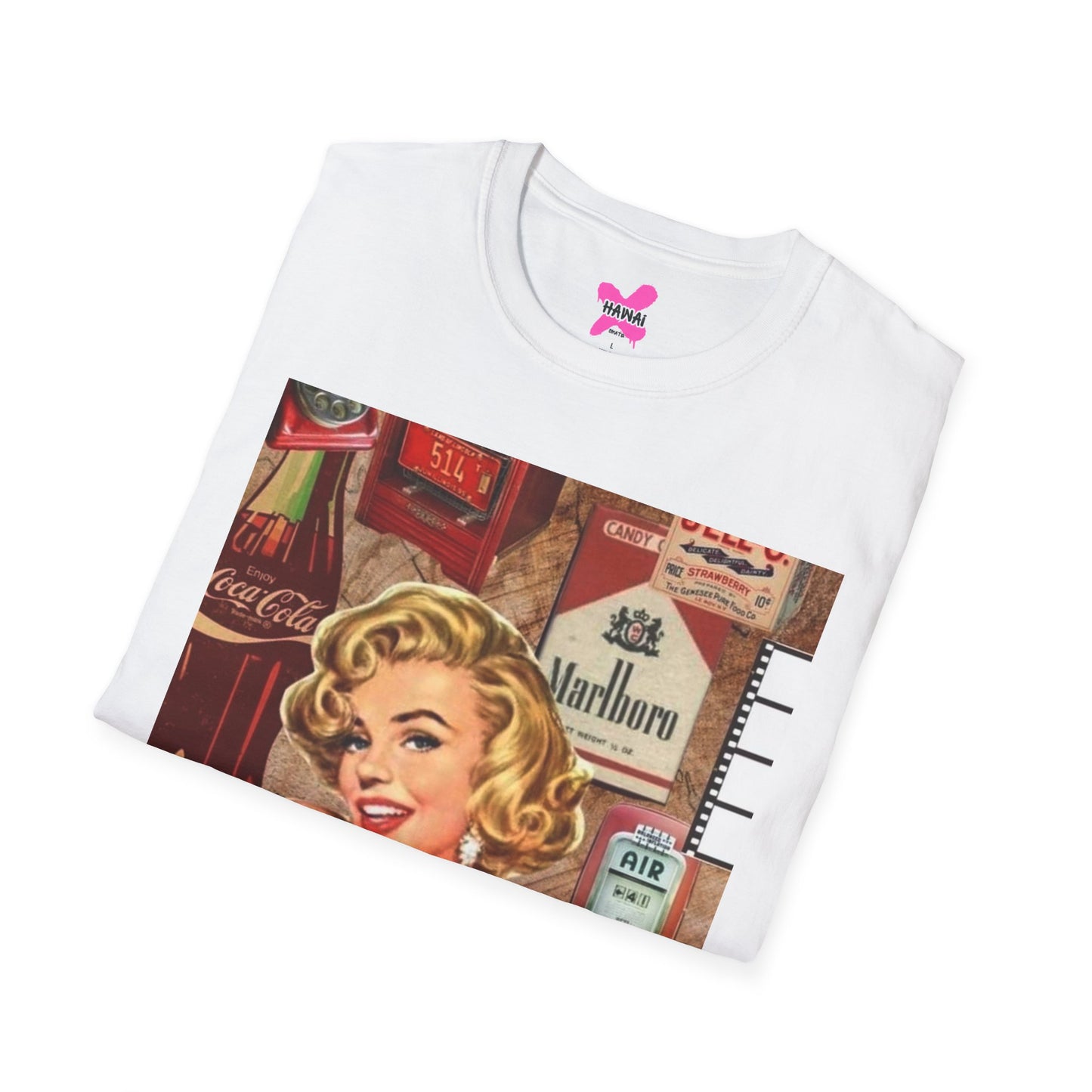 Retro Marilyn Monroe Unisex Softstyle T-Shirt - Vintage Glamour Tee