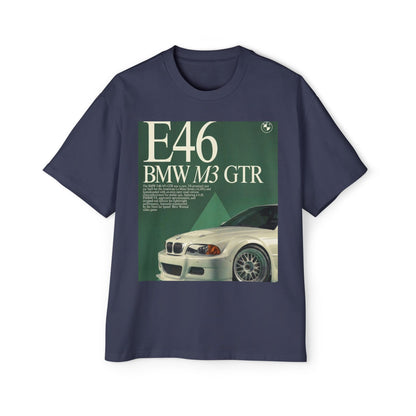 E46 BMW M3 GTR Tee — Vintage Racing Poster Graphic T-Shirt