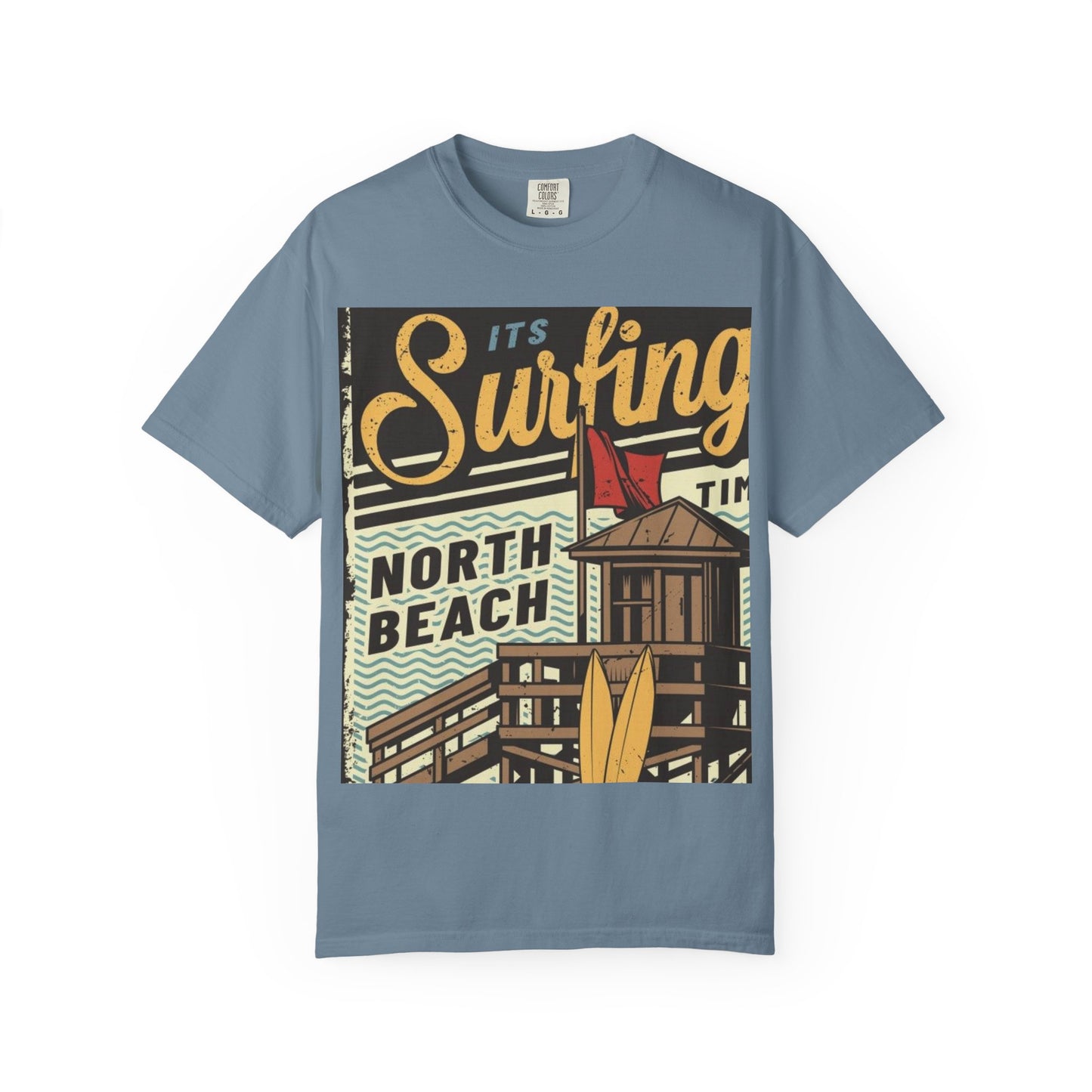 Surf Vibes Unisex T-Shirt - Retro Beach Tee, Casual Style, Summer Wear, Gift for Beach Lovers, Surfing Enthusiasts