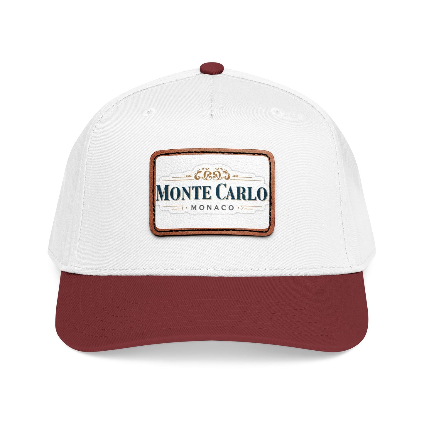 Monte Carlo Leather Patch Baseball Cap