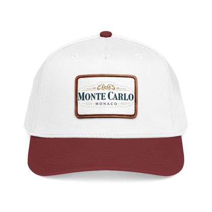 Monte Carlo Leather Patch Baseball Cap