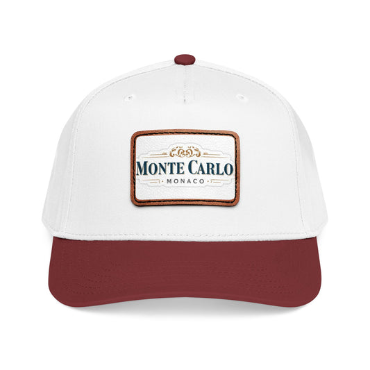 Monte Carlo Leather Patch Baseball Cap