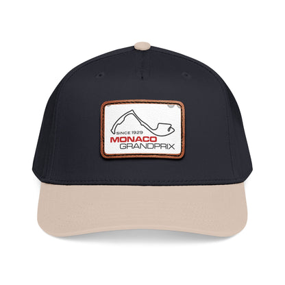 Monaco Grand Prix Leather Patch Baseball Cap