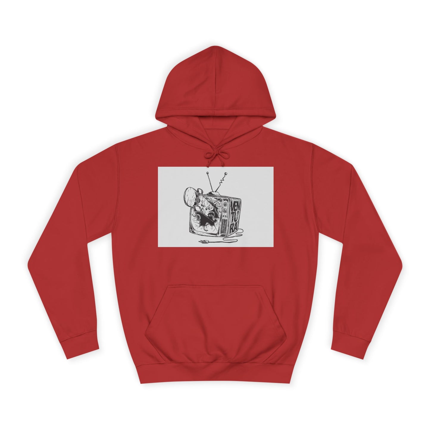 Hoodie — Vintage Camera Sketch Graphic Pullover