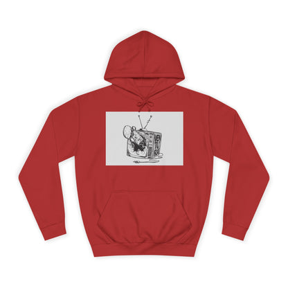 Hoodie — Vintage Camera Sketch Graphic Pullover