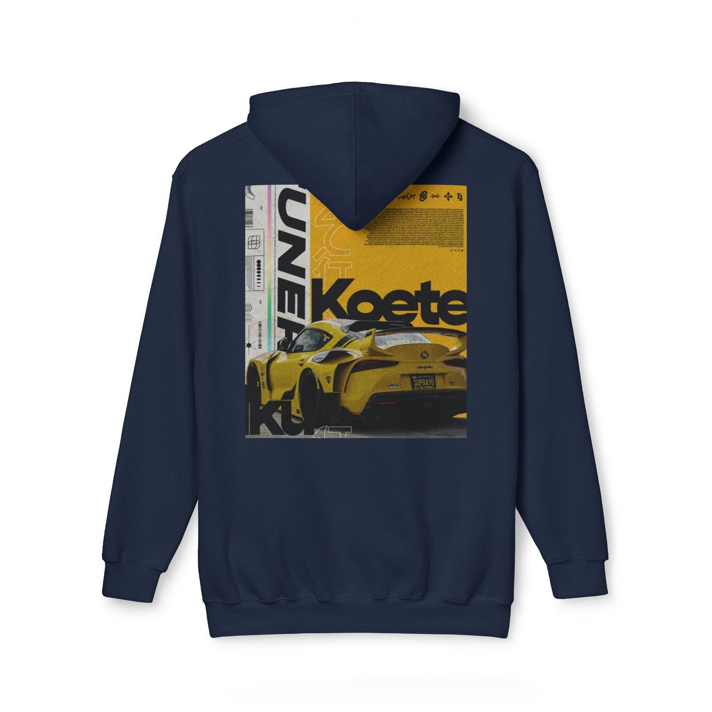 Unisex Hooded Sweatshirt with Car Graphic - Perfect for Automobiles Enthusiasts
