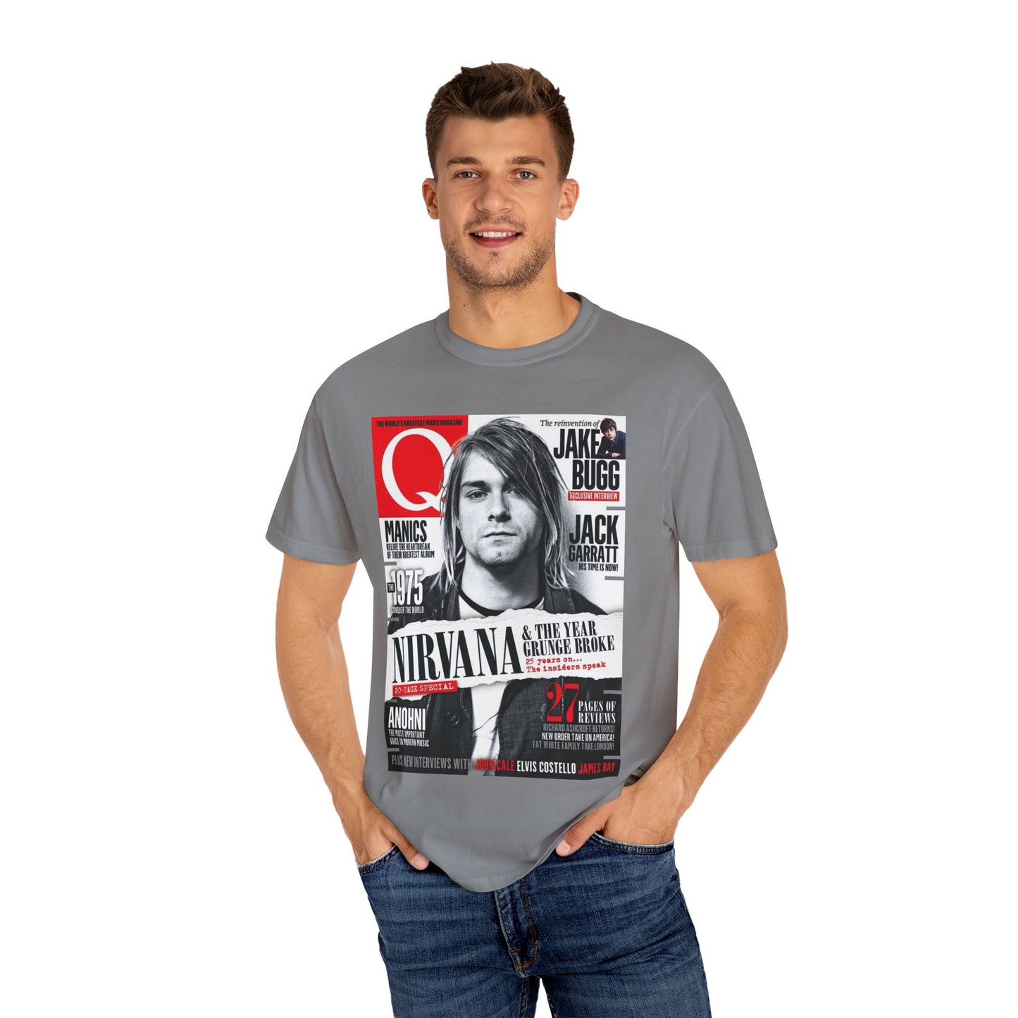 Nirvana Graphic T-Shirt - Retro Rock Apparel for Music Lovers