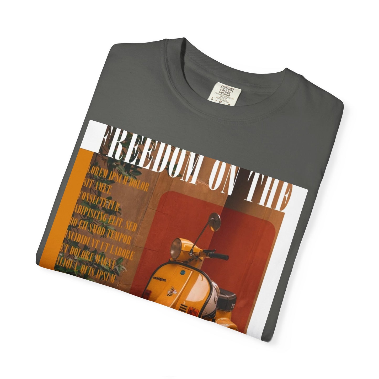 Vintage Vespa 'Freedom on the Road' T-Shirt