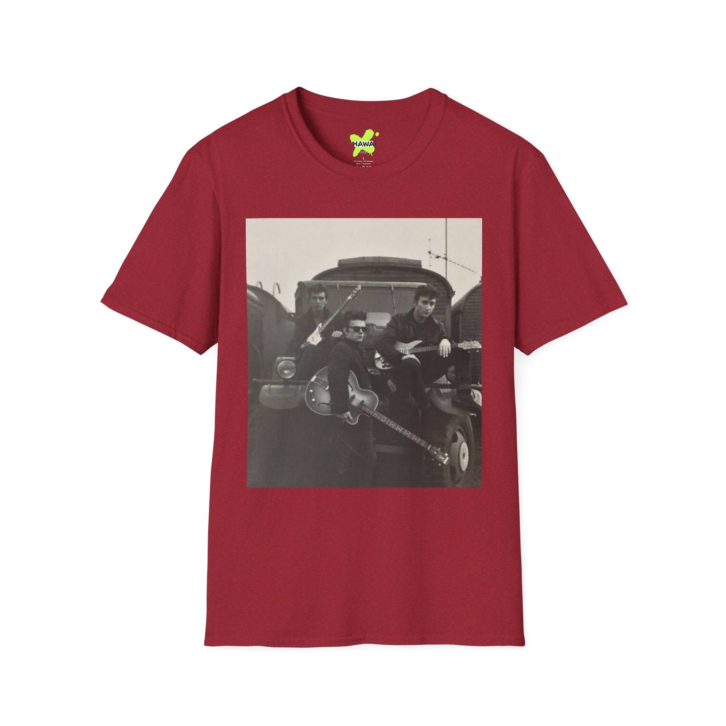 Vintage Rock Band Unisex Softstyle T-Shirt