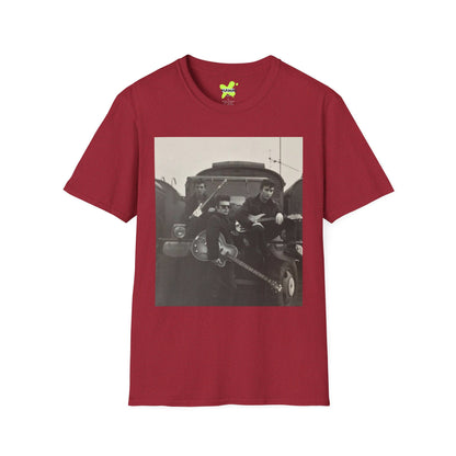 Vintage Rock Band Unisex Softstyle T-Shirt