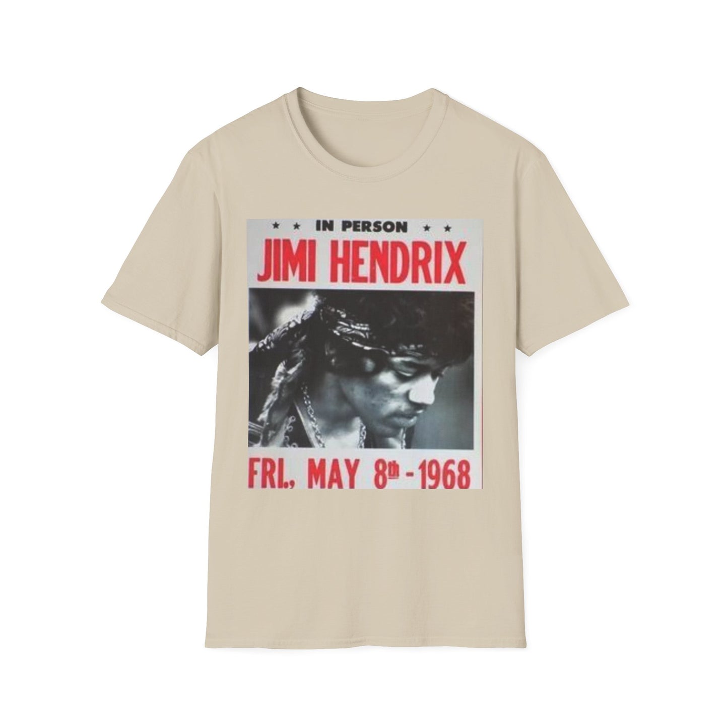 Vintage Jimi Hendrix T-Shirt, Retro Rock Tee, Music Gift for Fans, Unisex Graphic Tee, Concert Memorabilia