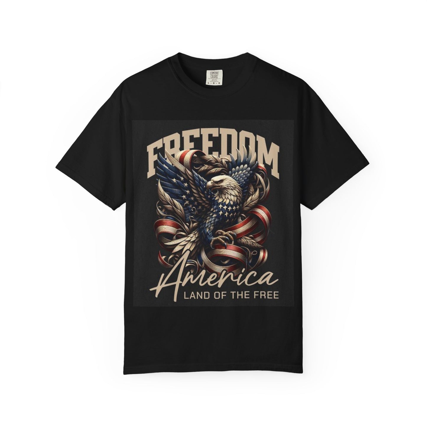 Patriotic Eagle T-Shirt, Freedom Apparel, American Pride Tee, Fourth of July Gift, Vintage Style Shirt