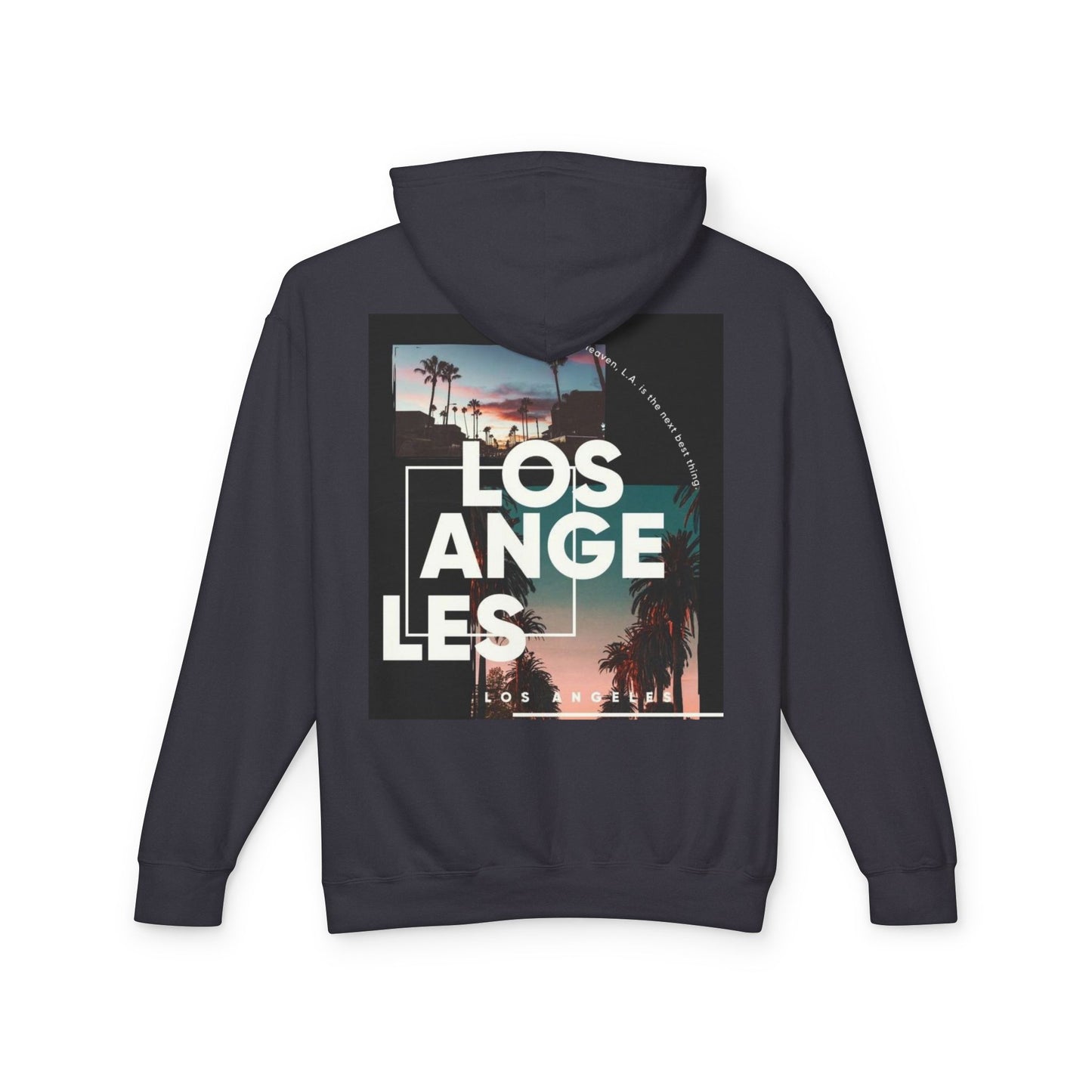 Unisex Los Angeles Vintage Hooded Sweatshirt, Lightweight Casual Hoodie, Travel Souvenir, Summer Wardrobe Essential, Gift for Him/Her