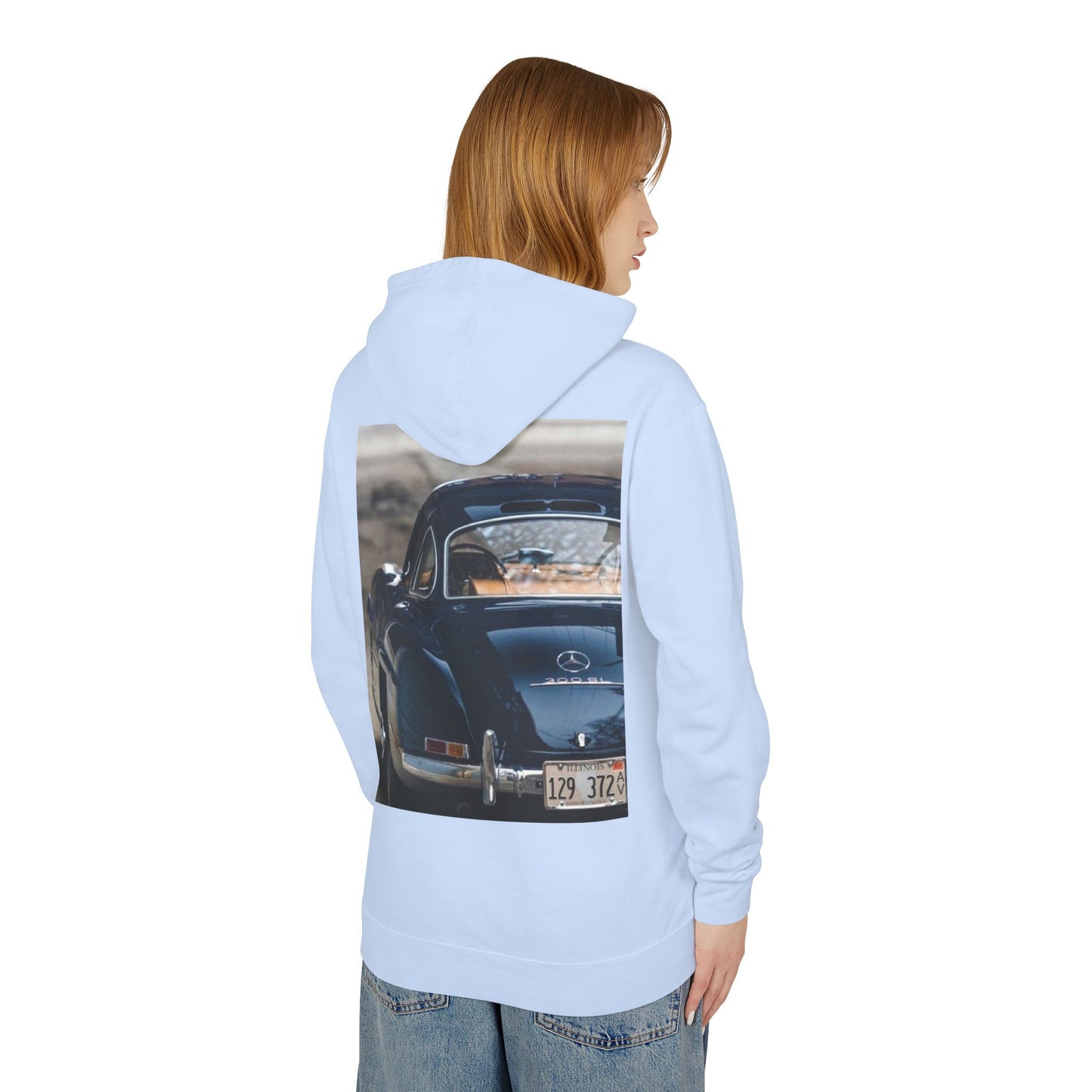 Classic Car Lover's Lightweight Hoodie | Unisex Cozy Sweatshirt, Perfect Gift for Car Enthusiasts, Casual Wear & Retro Style