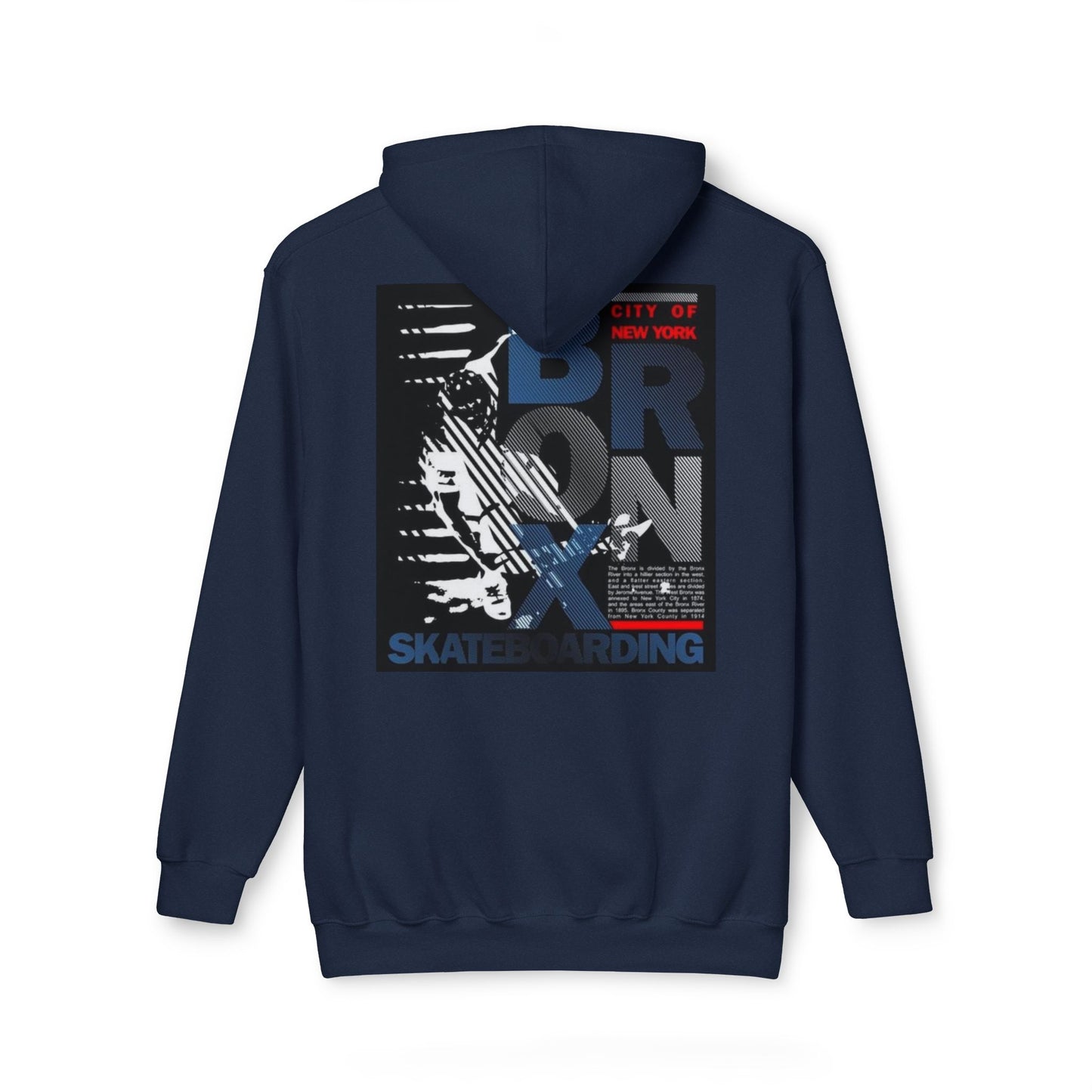 Bronx Skateboarding Unisex Hooded Sweatshirt | Urban Fashion, Gift for Skaters, Casual Streetwear, Graphic Hoodie, Cool Layering Piece