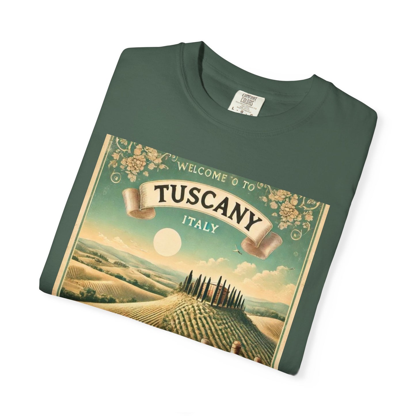 Vintage Tuscany Scene Unisex T-Shirt