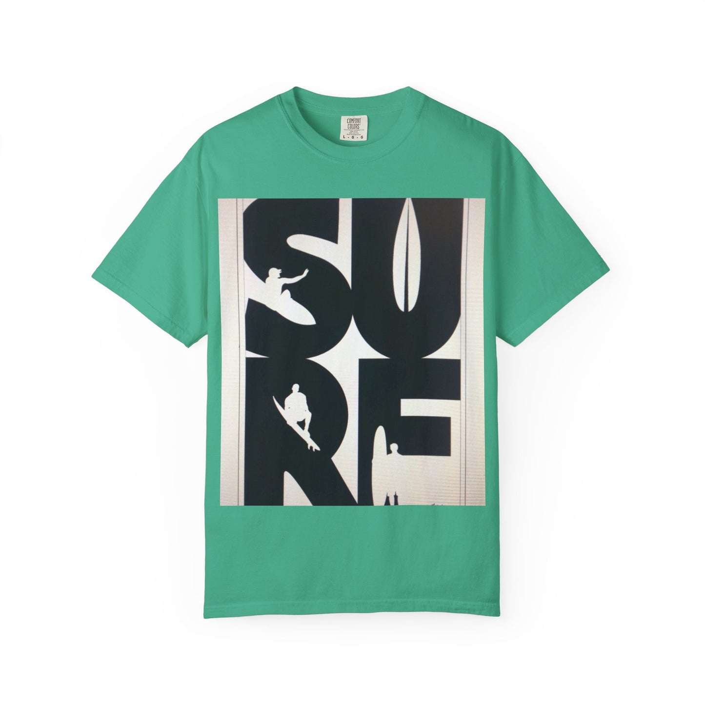 Surf Inspired Unisex Garment-Dyed T-Shirt, Beachwear, Casual Summer Tee, Surfing Gift, Trendy Streetwear, Comfortable Lifestyle Top