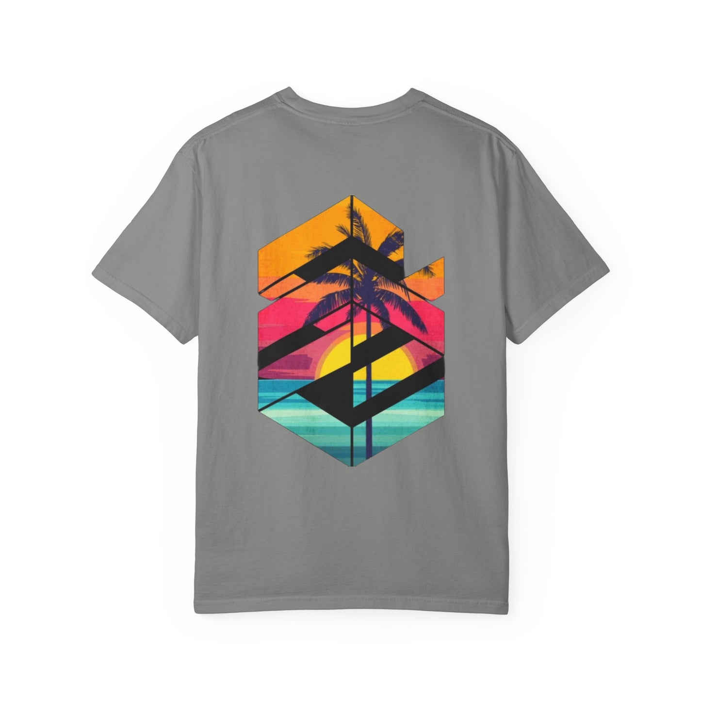 Tropical Sunset Unisex T-Shirt | Beach Vibes & Relaxation