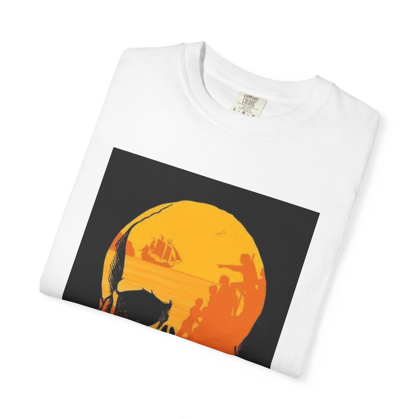 Retro Goonies Skull Tee - Unisex Garment-Dyed T-Shirt