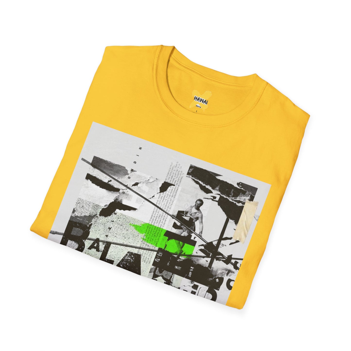 Retro Graphic Tee - Balance Art Design for Casual Style