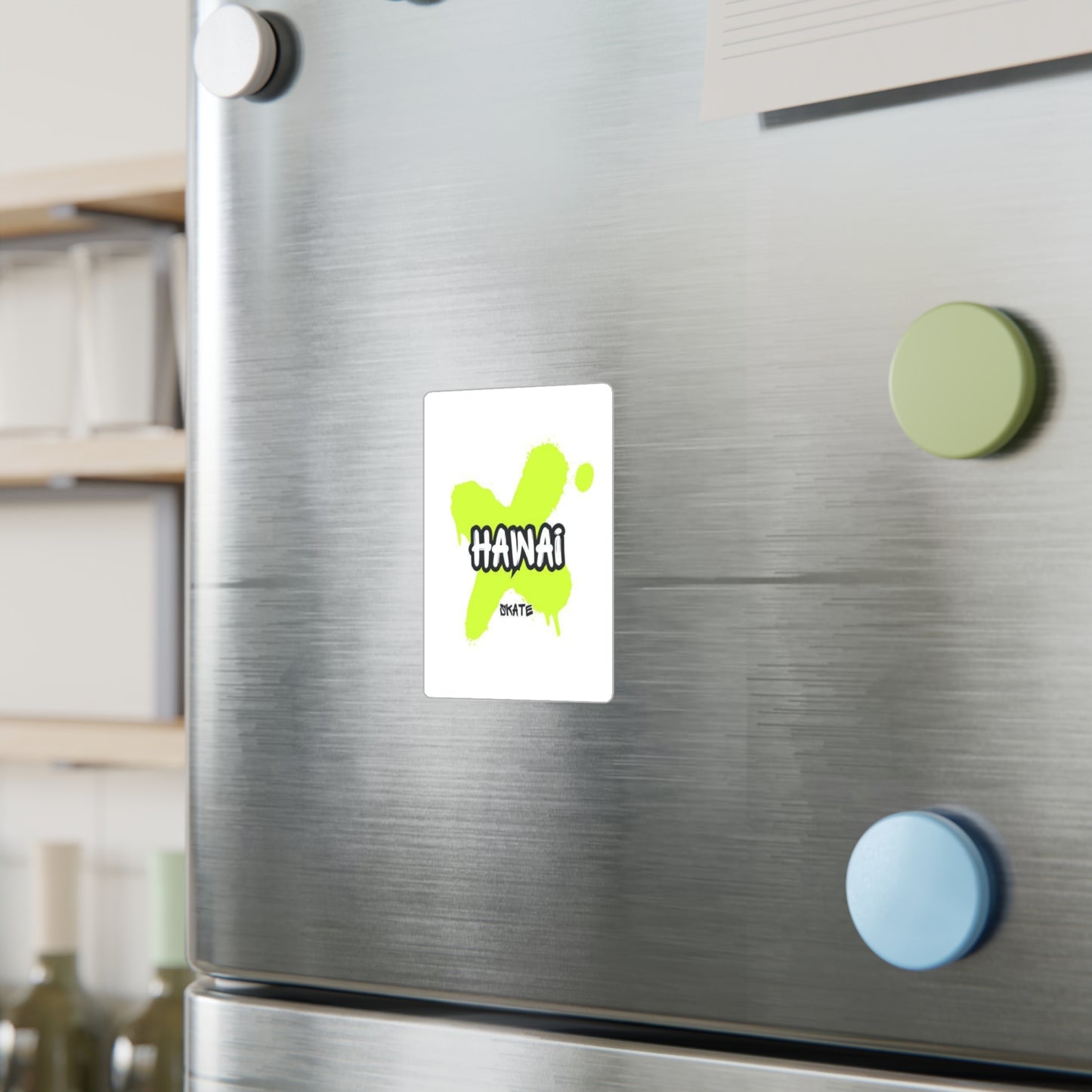 Hawaii Skate Neon Splash Kiss-Cut Vinyl Sticker