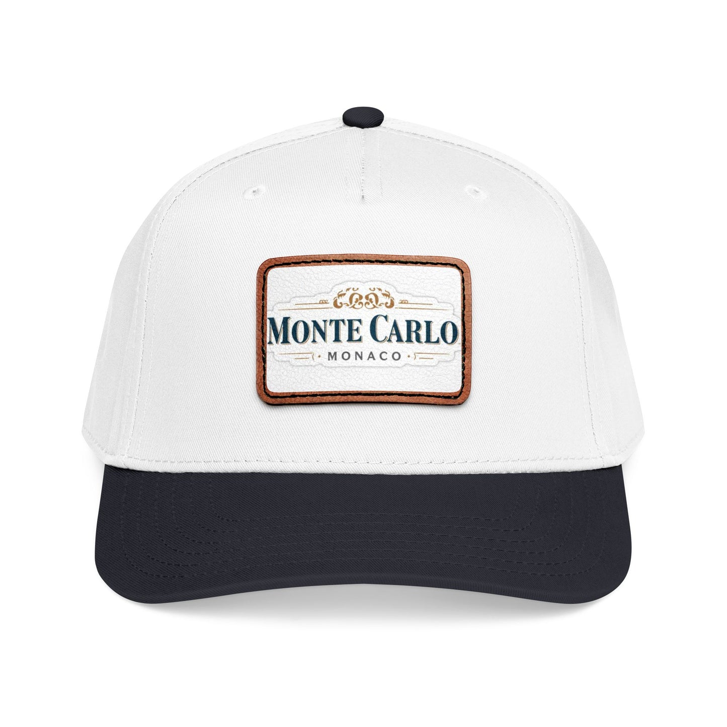 Monte Carlo Leather Patch Baseball Cap