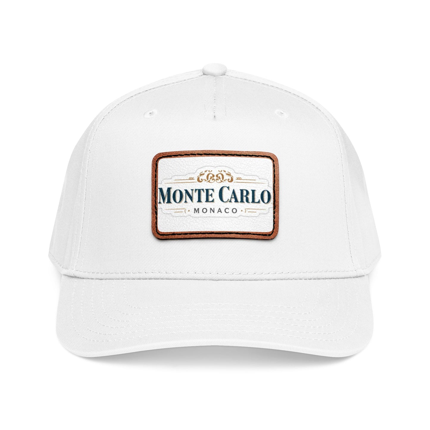 Monte Carlo Leather Patch Baseball Cap
