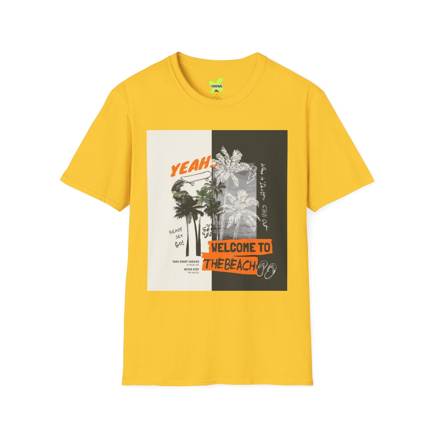 Beach Vibes Graphic Tee, Summer T-Shirt, Unisex Casual Wear, Vacation Shirt, Gift for Beach Lovers