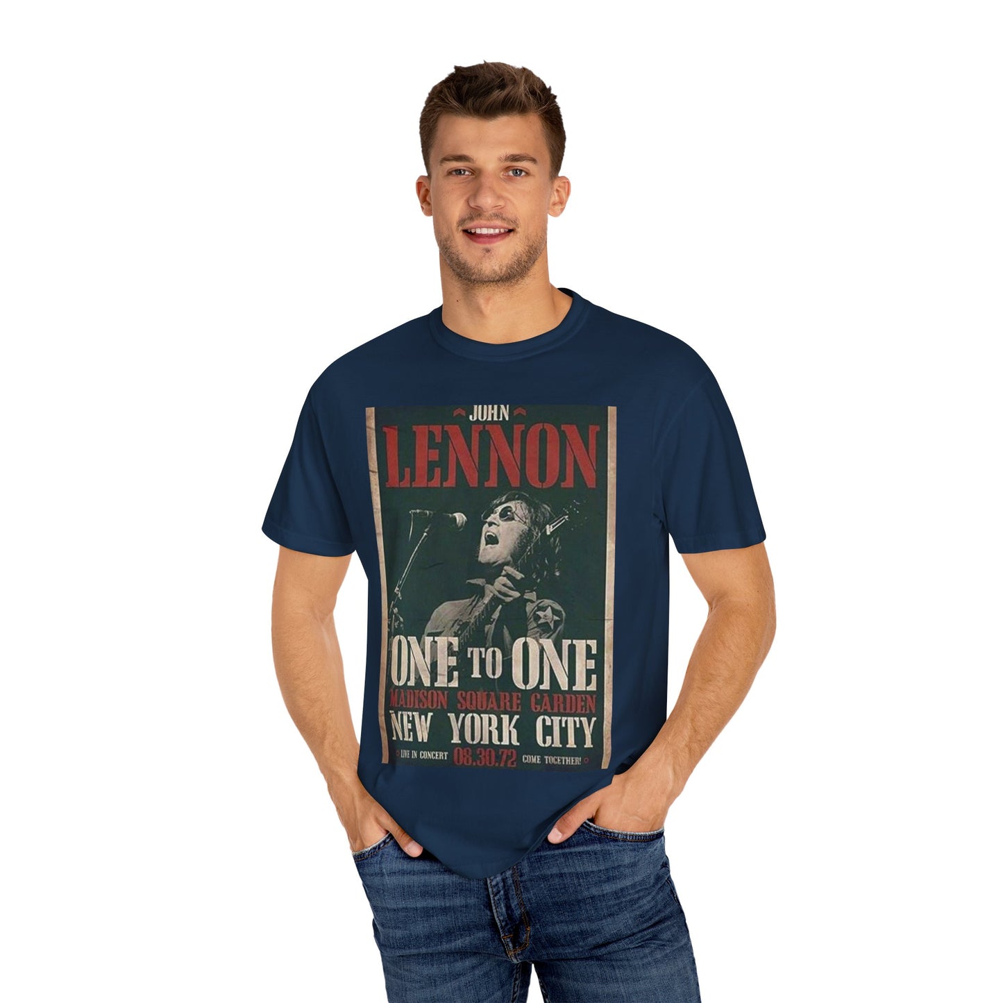 Vintage John Lennon Concert T-Shirt -  One to One, New York City