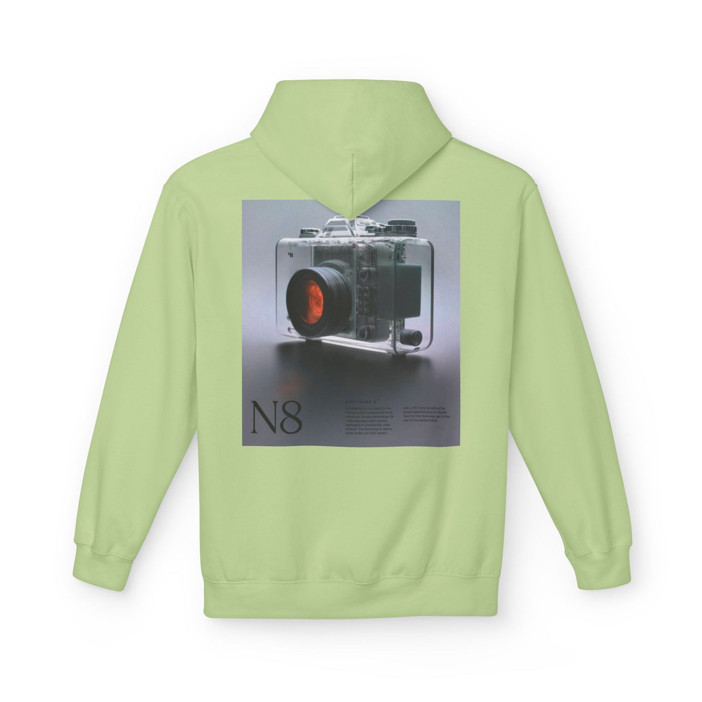 Retro Camera Photo Hoodie, Cozy Unisex Fleece Sweatshirt for Photography Lovers, Fashion Gift for Birthdays, Casual Wear, Everyday Style
