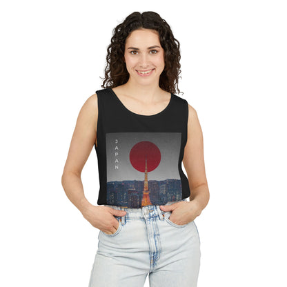 Tokyo Vintage Poster Tank — Japan Cityscape Graphic Tank Top