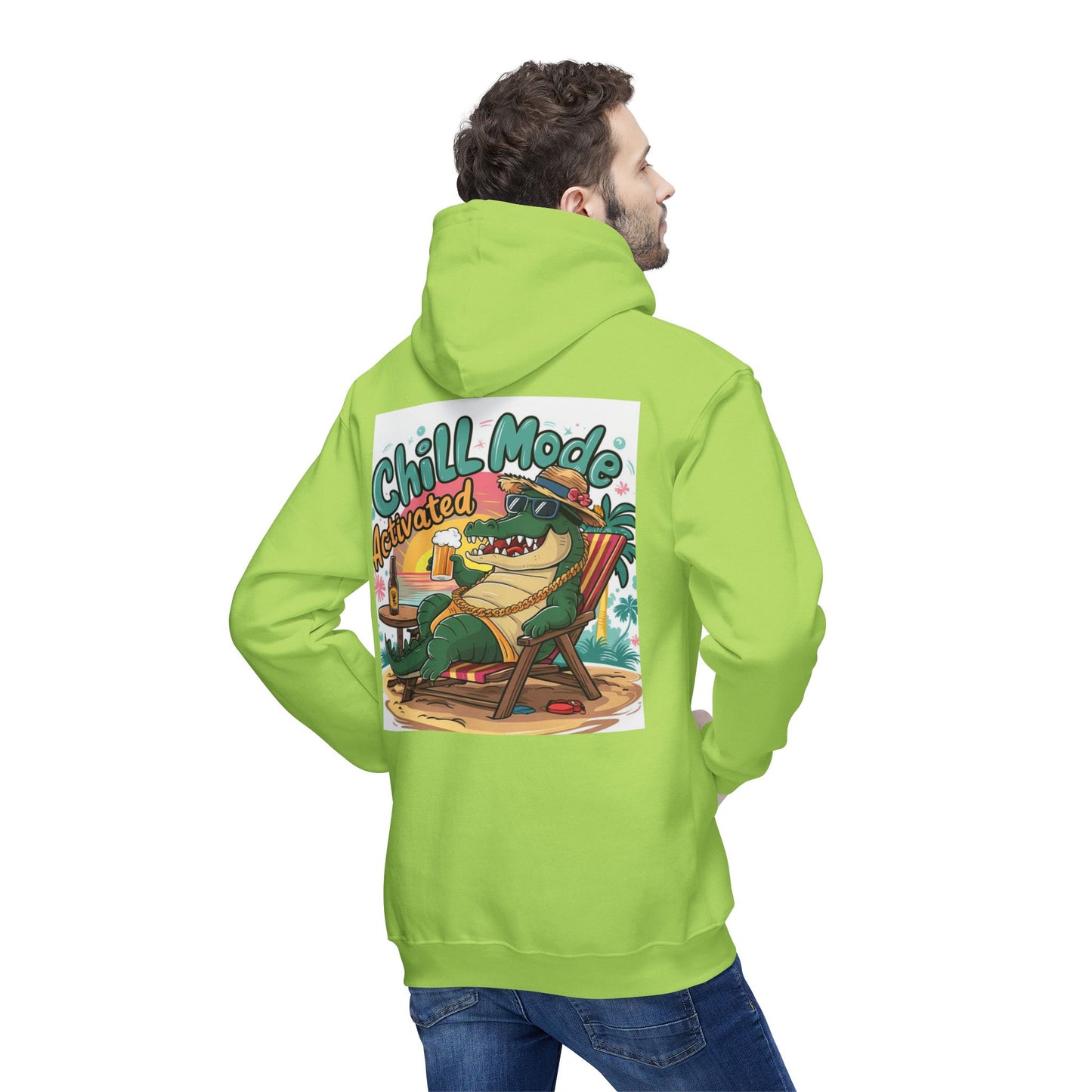 Chill Mode Activated Unisex Hooded Sweatshirt - Perfect for Relaxation