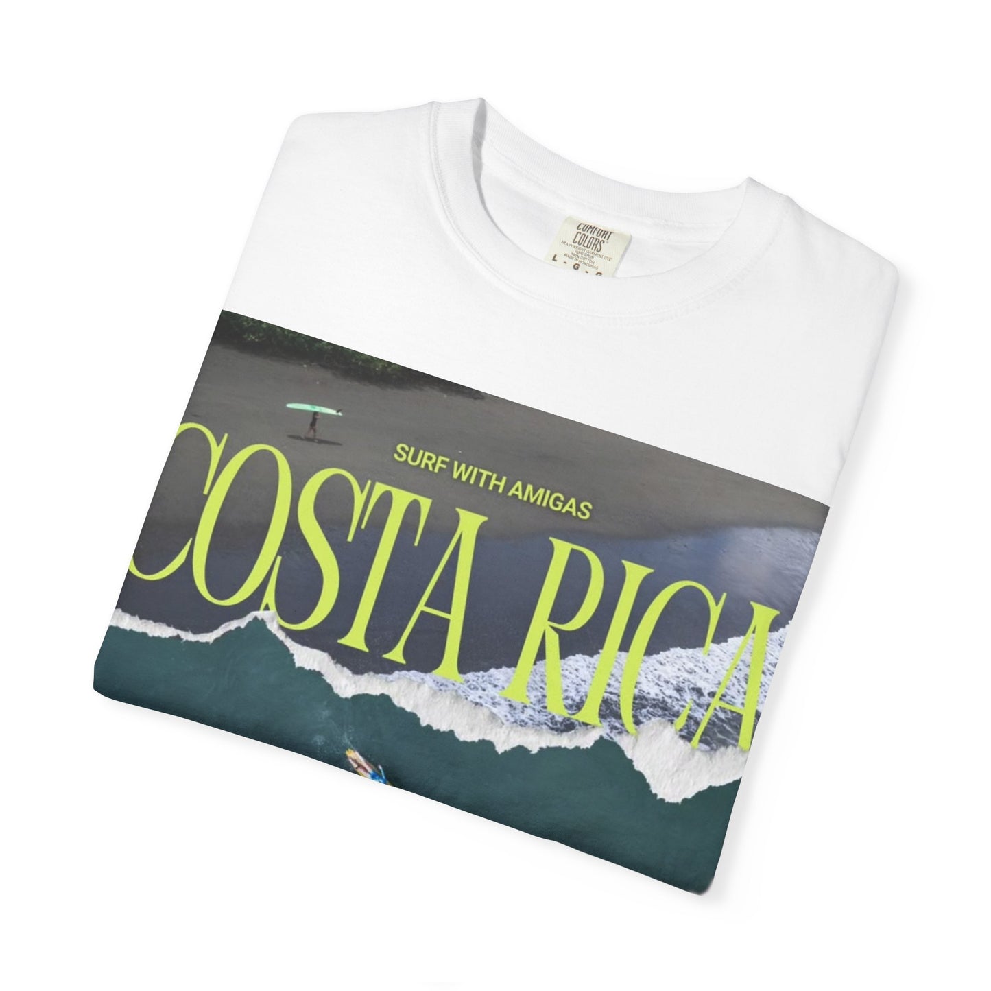 Costa Rica Surf T-Shirt — Aerial Wave & Surfers Graphic Tee