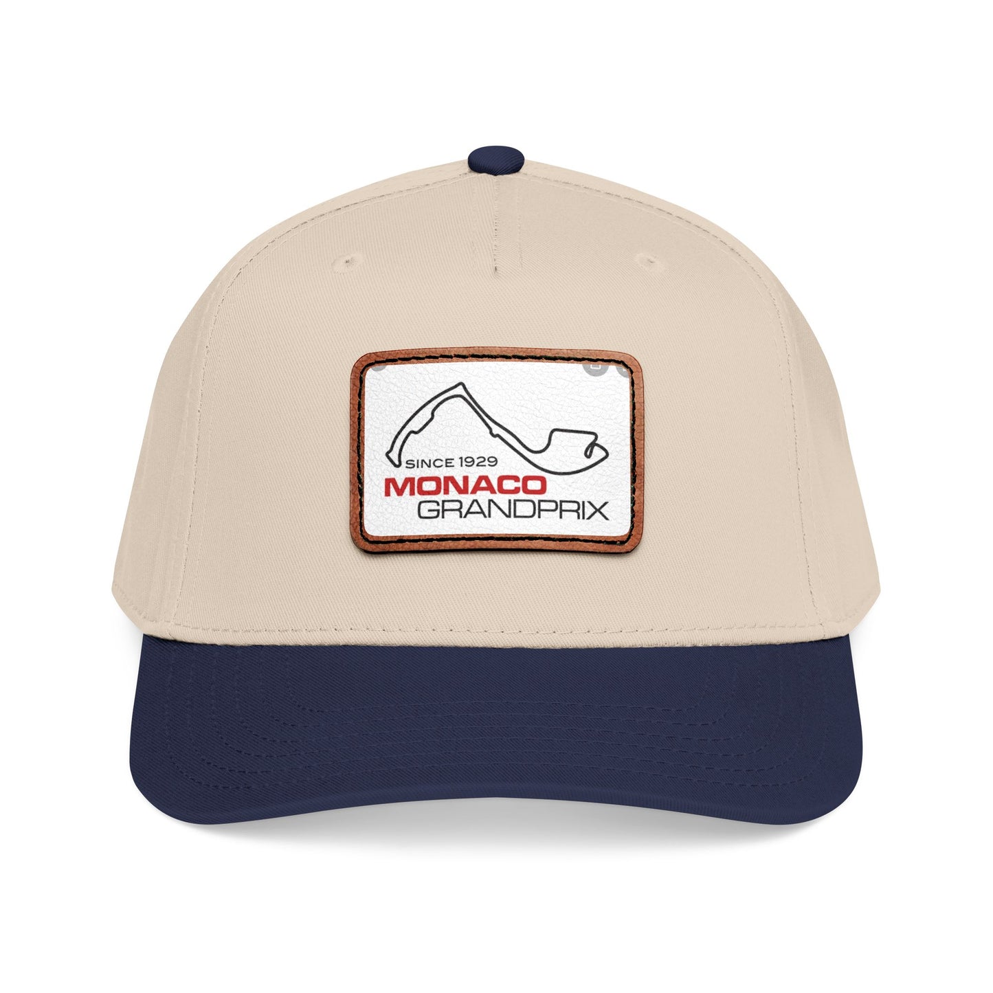 Monaco Grand Prix Leather Patch Baseball Cap