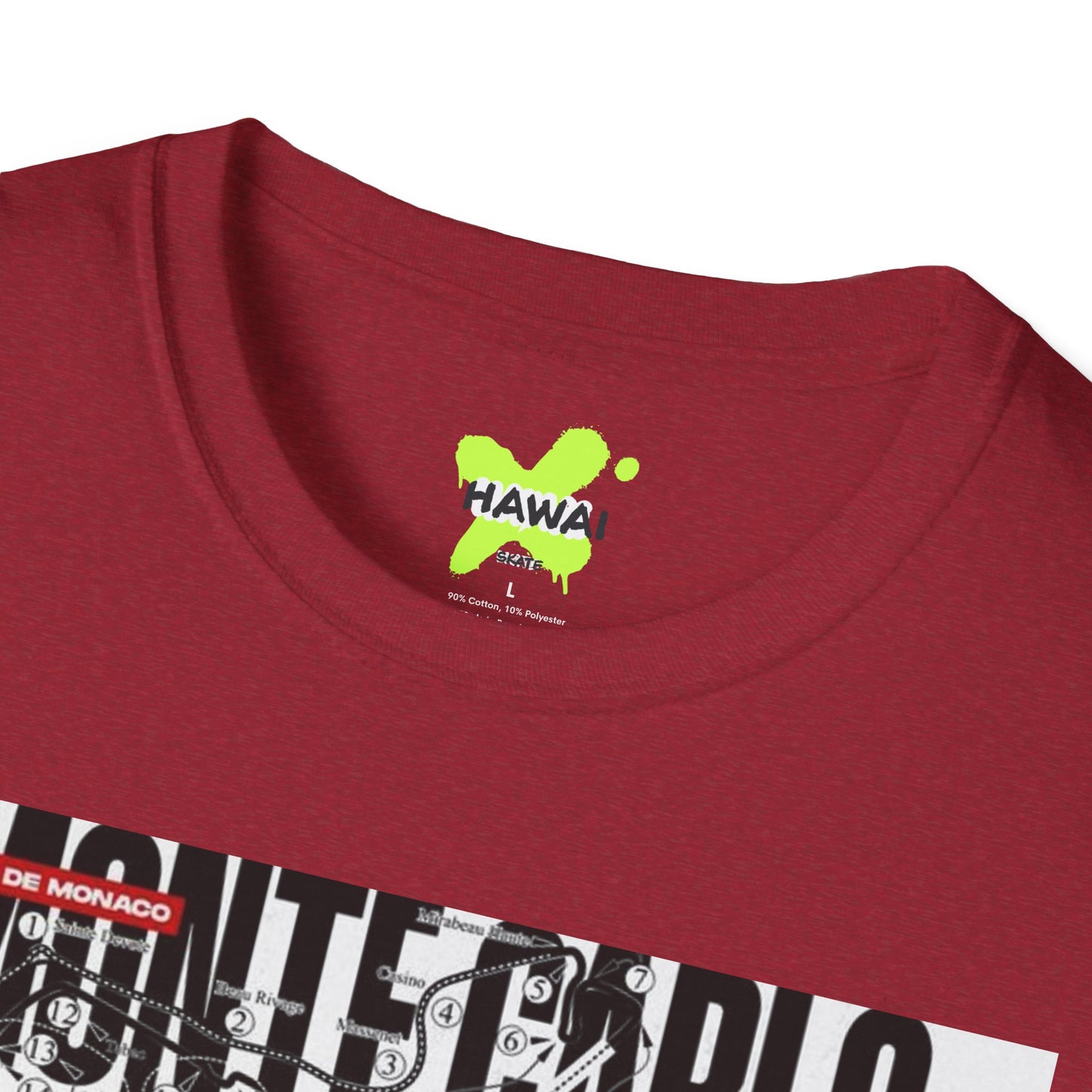 Monte Carlo Racing Graphic T-Shirt - Unisex Softstyle Tee for Car Enthusiasts