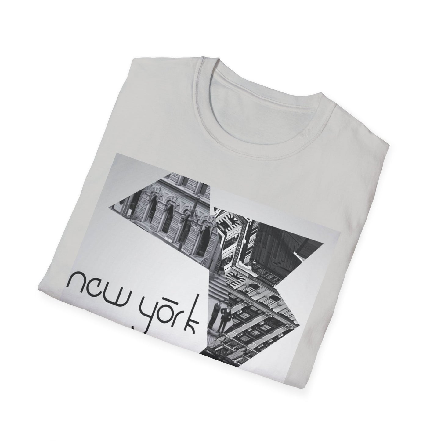 New York City Graphic T-Shirt, Unisex Softstyle Tee, Urban Fashion, Gift for Travelers, Streetwear Style, Vintage NYC Apparel