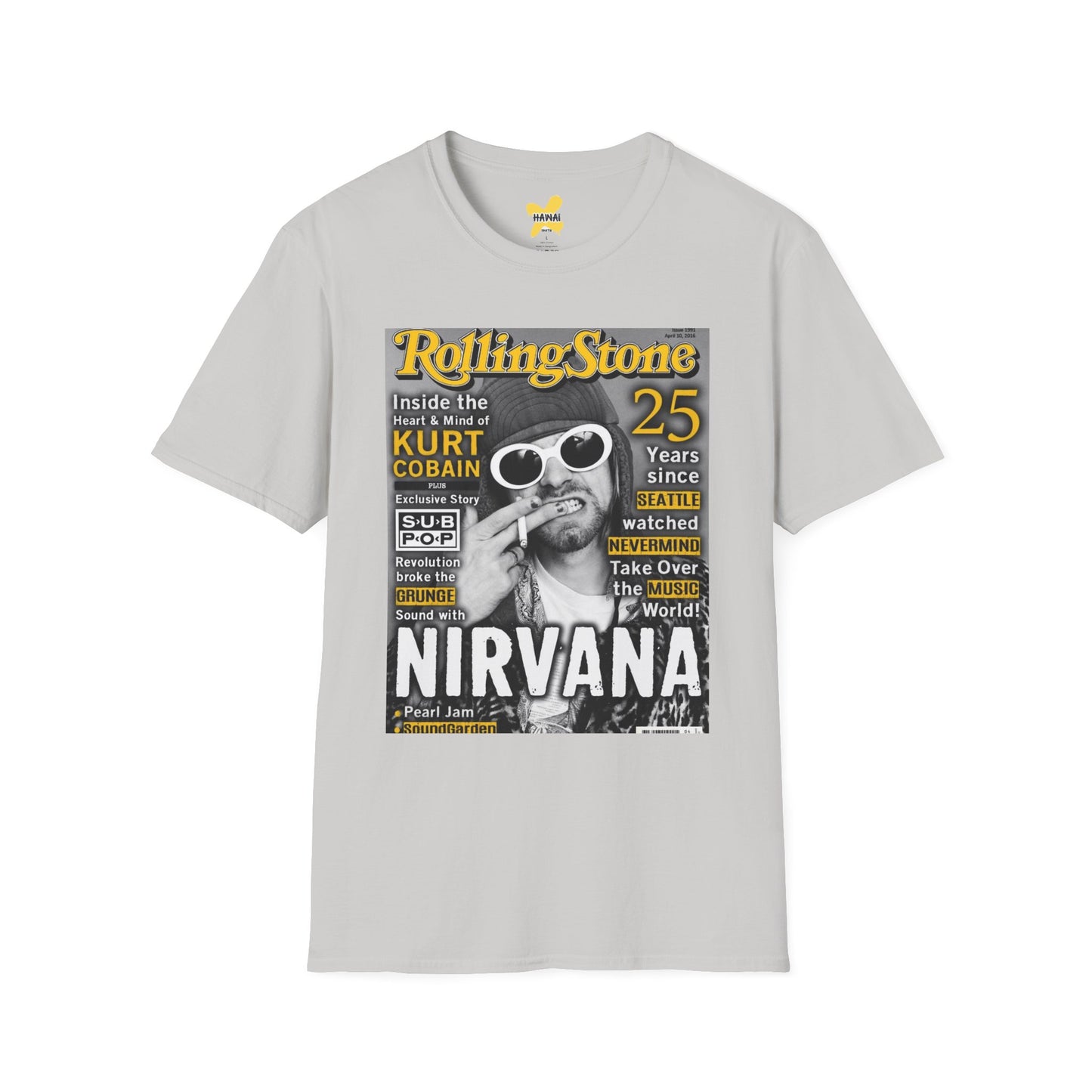 Nirvana Vintage Rolling Stone Unisex T-Shirt