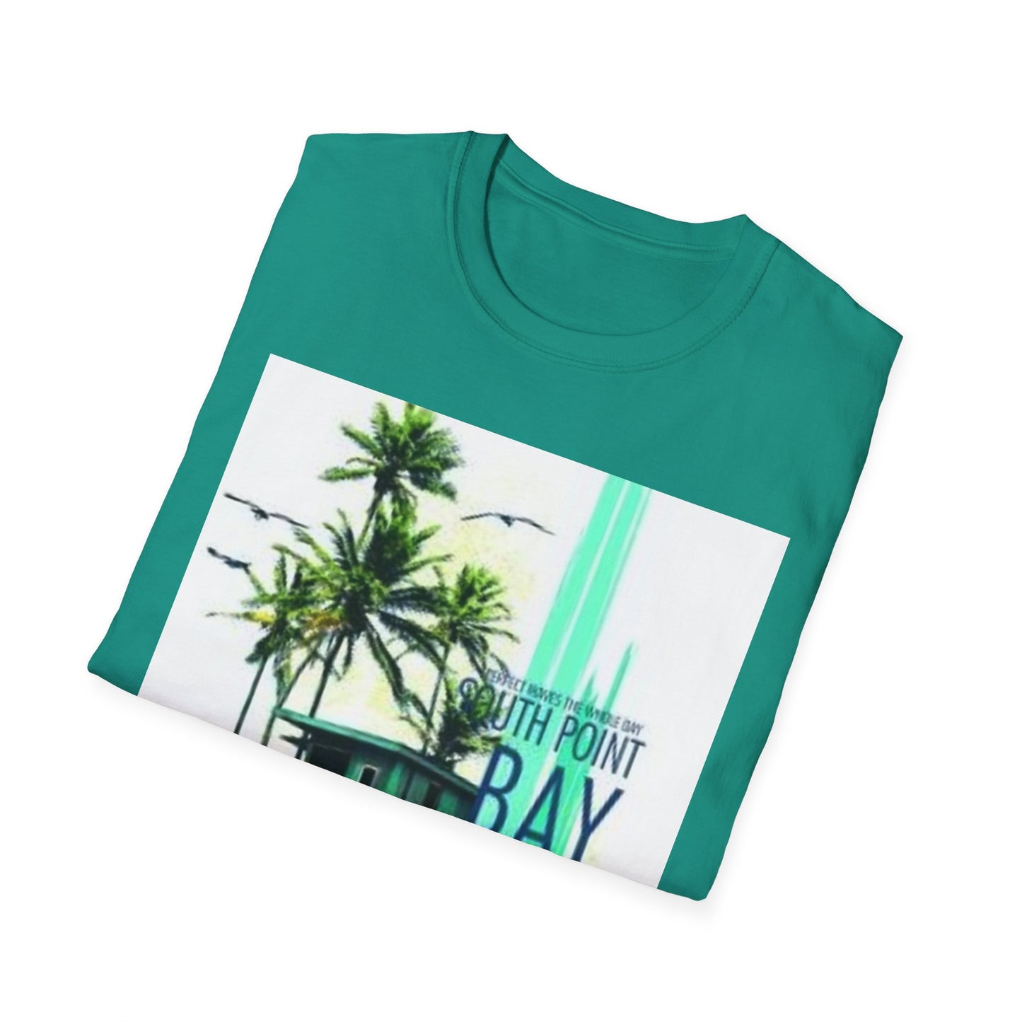 South Point Bay Graphic Tee | Unisex Softstyle T-Shirt, Beach Vibes, Casual Wear, Summer Fashion, Gift for Him or Her