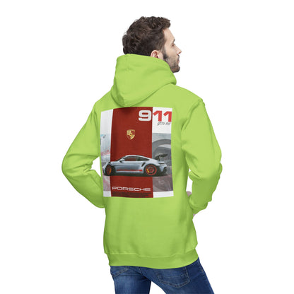 Porsche Graphic Hoodie, Made in USA, Unisex Sweatshirt, Car Lover Gift, Automotive Apparel, Driving Enthusiast Wear, Cool Casual