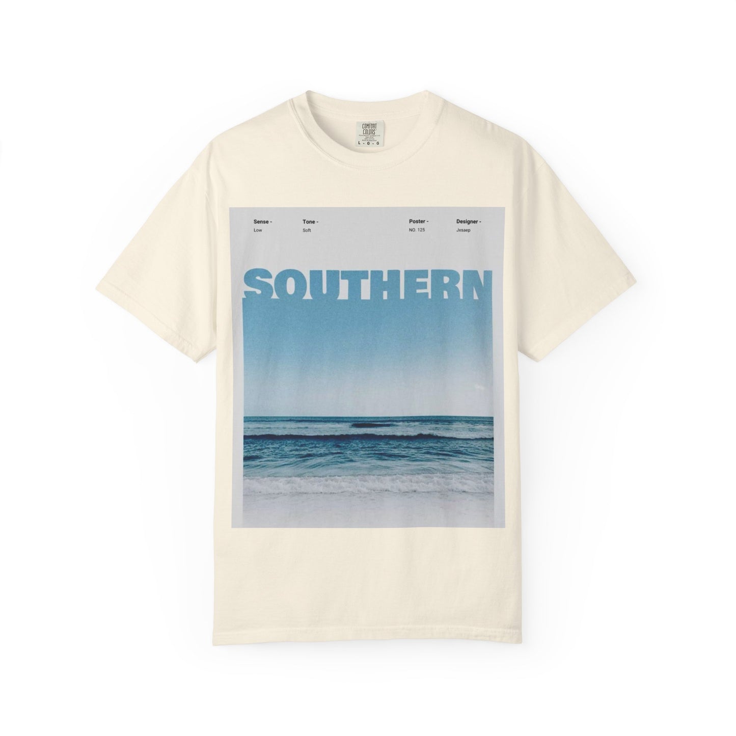 Southern Beach Photo T-Shirt — Ocean Waves Graphic Tee