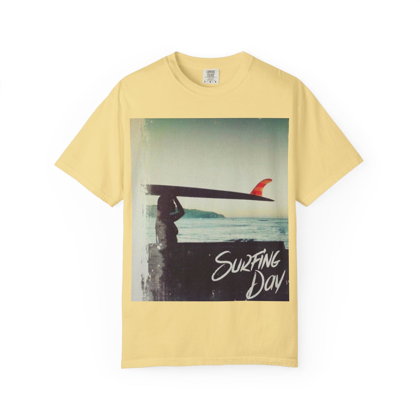 Surfing Day Unisex Tee | Vintage Style T-shirt for Beach Lovers, Summer Vibes, Gift for Surfers, Casual Strolling, Summer Outings