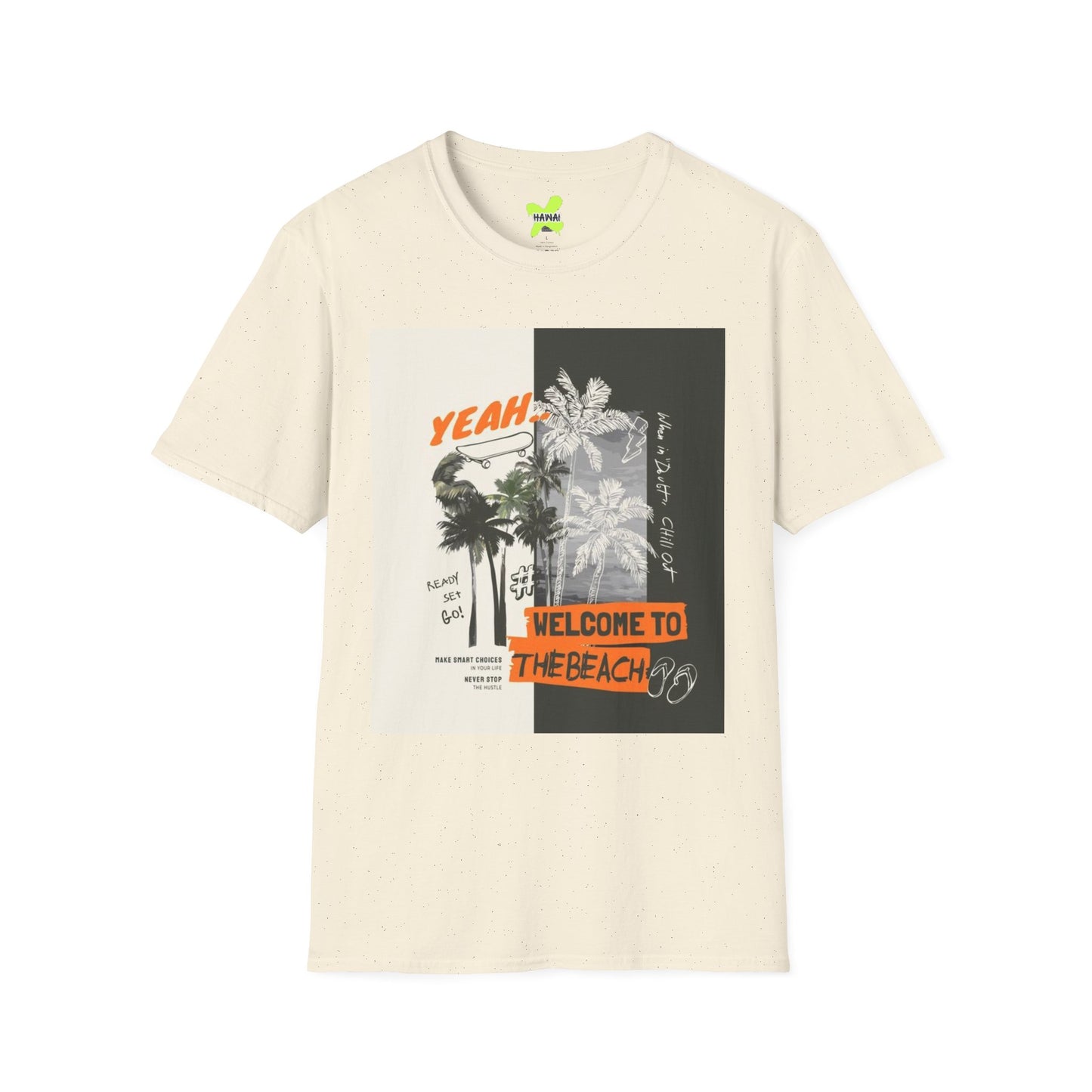 Beach Vibes Graphic Tee, Summer T-Shirt, Unisex Casual Wear, Vacation Shirt, Gift for Beach Lovers