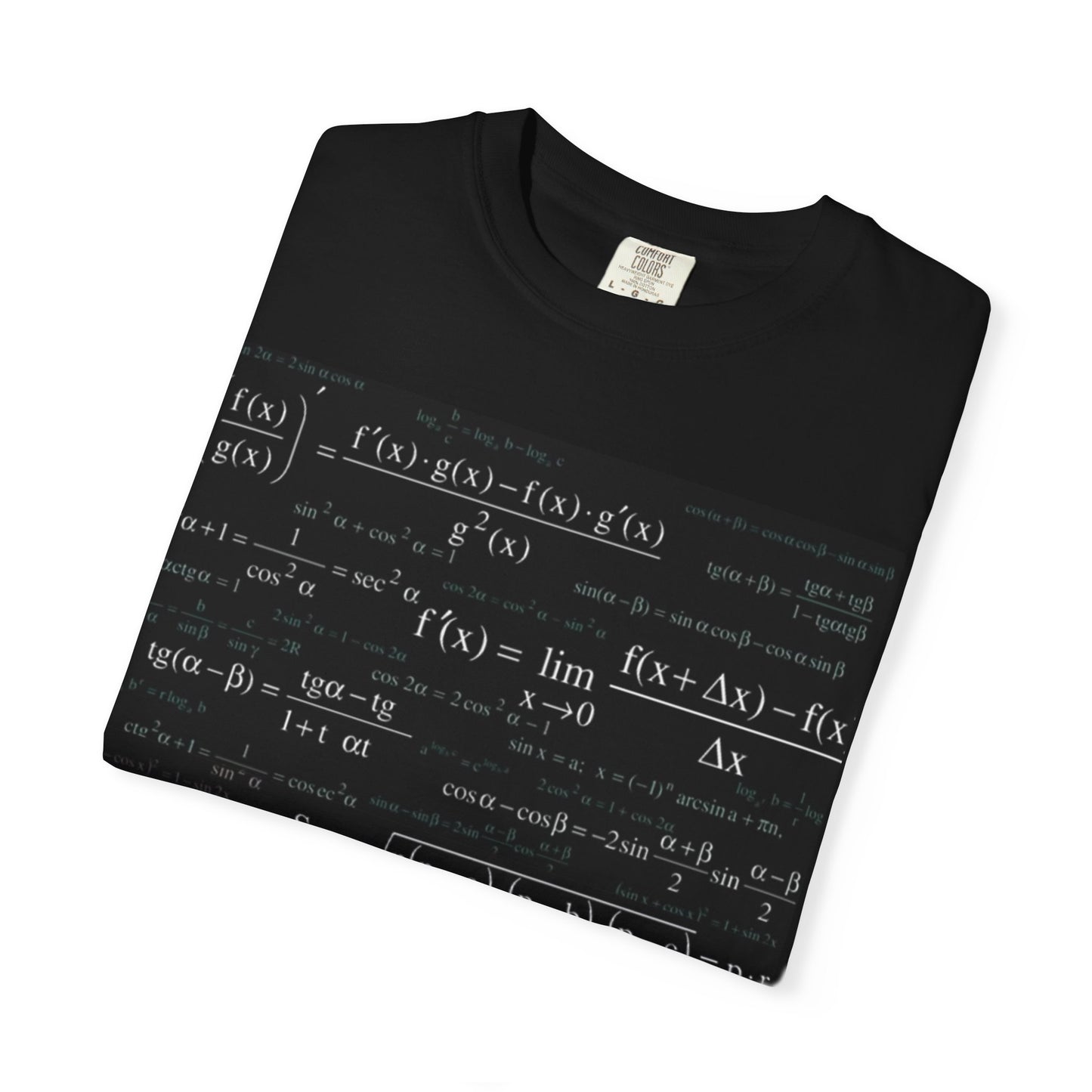 Unisex Garment-Dyed T-Shirt – Math Equation Graphic Tee for Students & Teachers