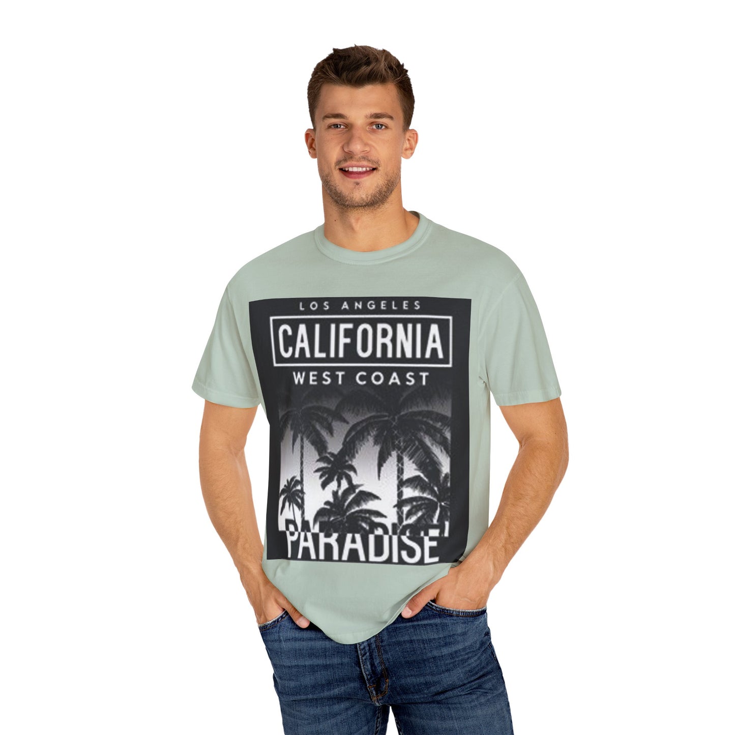 West Coast Paradise T-Shirt, Unisex Graphic Tee, California Style Shirt, Summer Vibes Top, Beachwear, Travel Souvenir