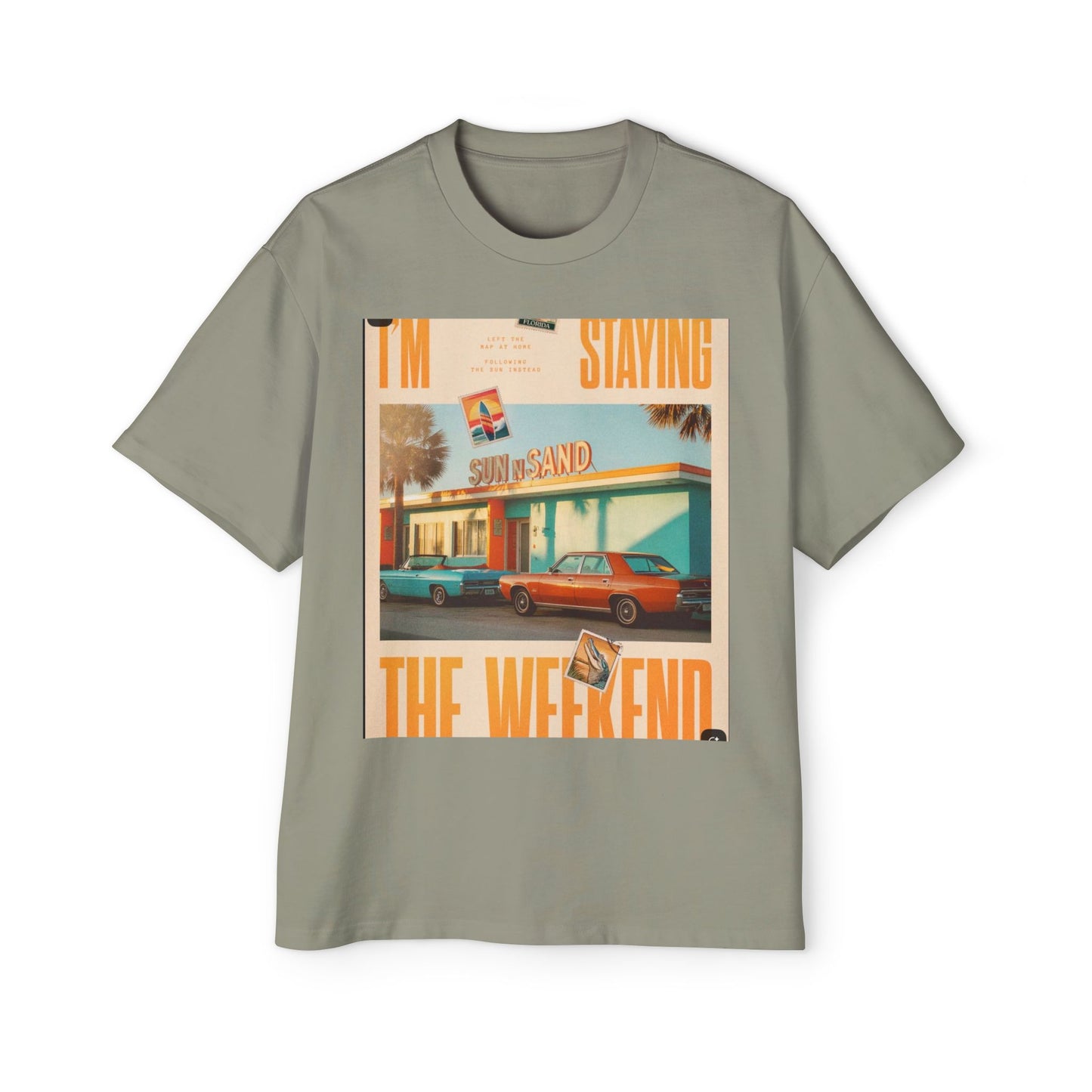 Weekend Vibes Tee — "I'm Staying the Weekend" Retro Diner Graphic T-Shirt