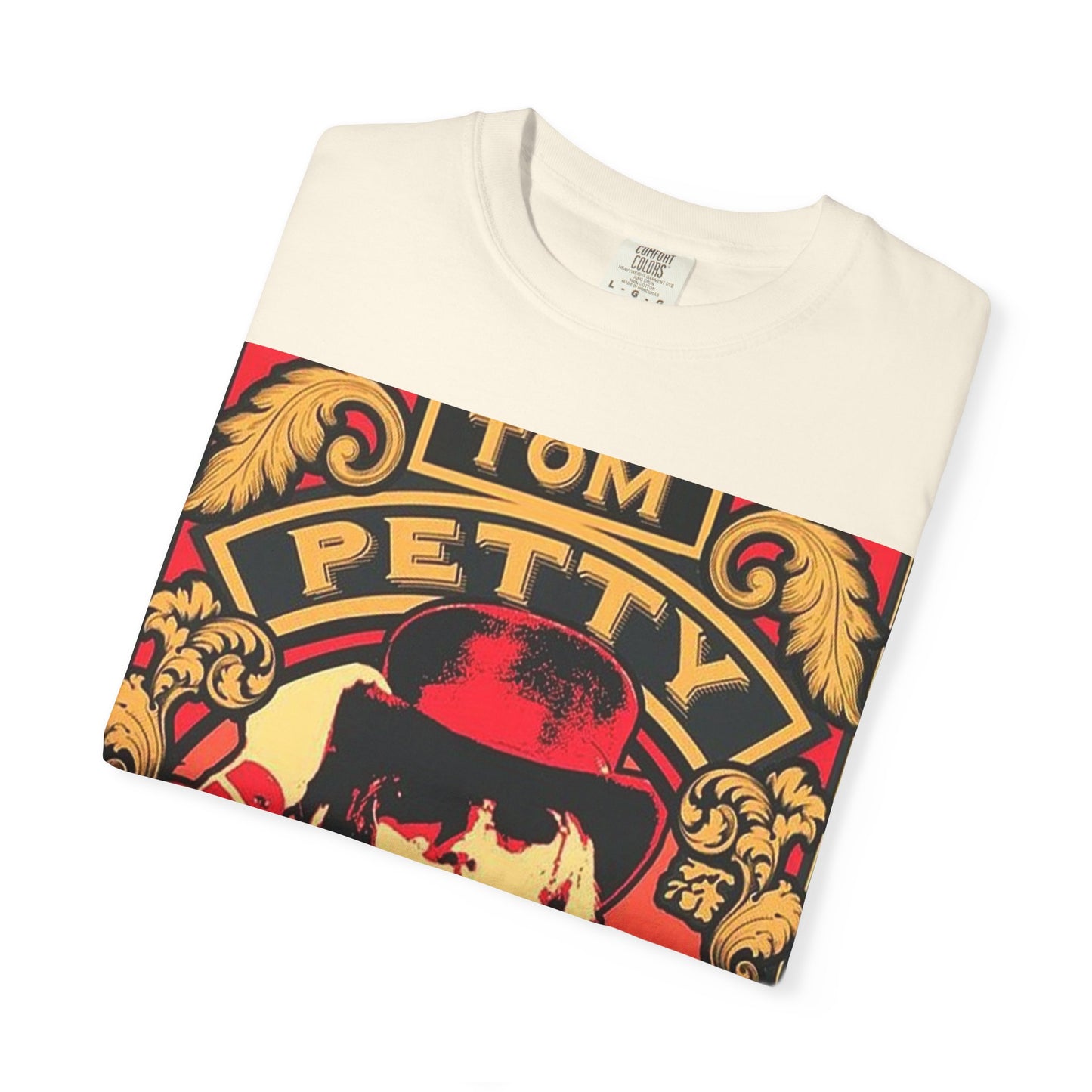 Vintage Rock Tee - Tom Petty Inspired Unisex Garment-Dyed T-shirt, Music Lover Gift, Casual Style, Band Merch, Retro Apparel