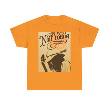 Vintage Rock Band T-Shirt featuring Neil Young, Music Lover Gift, Concert Apparel, Unisex Style, Retro Graphic Tee